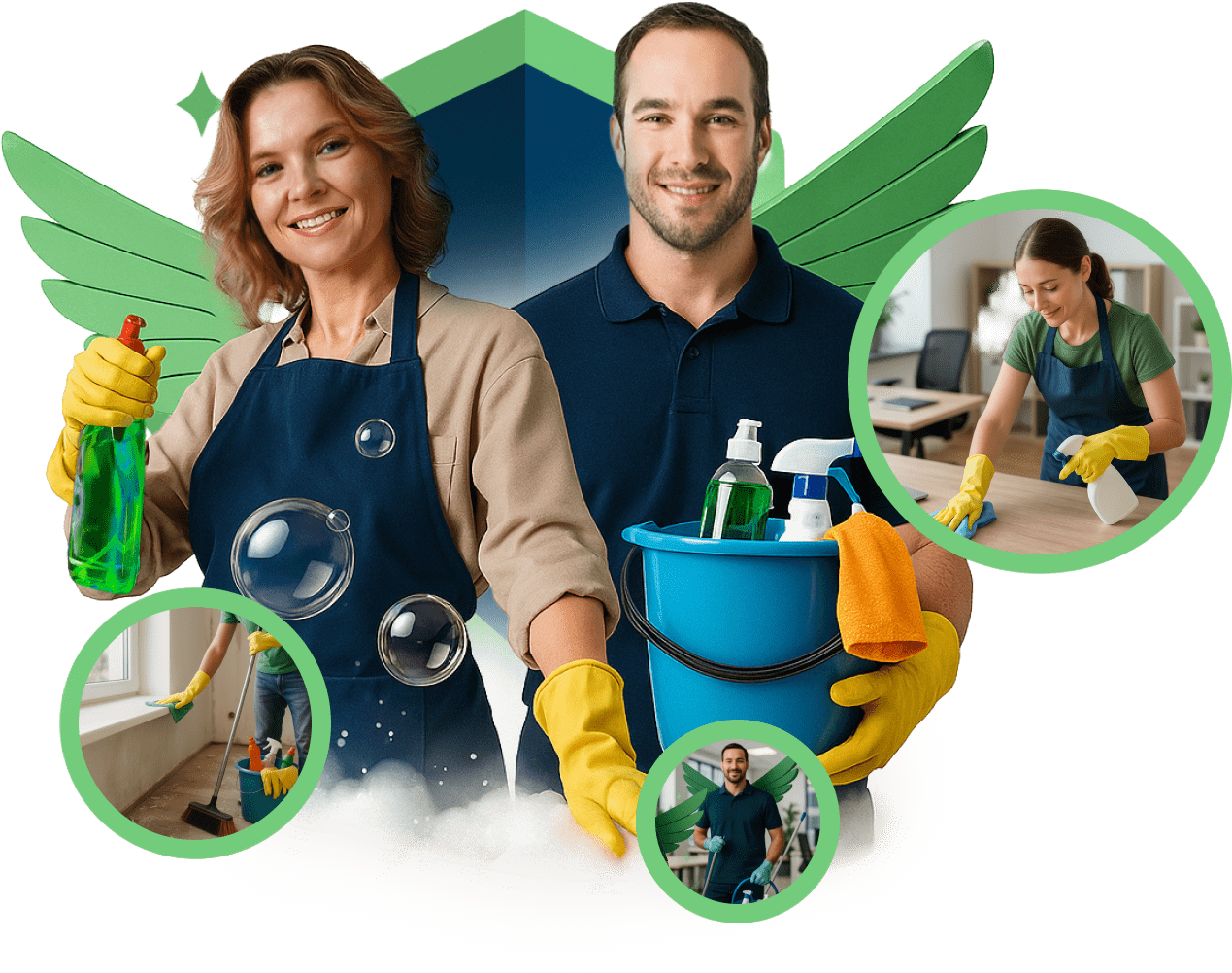 When Cleaning is Critical, The Angel-Pros are on Duty.