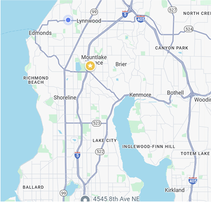Seattle Coverage Area Map